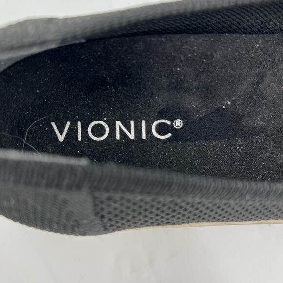 Vionic Uptown Skimmer Knit Slip On Loafer Black Fabric Womens  Size 10 - Picture 13 of 13